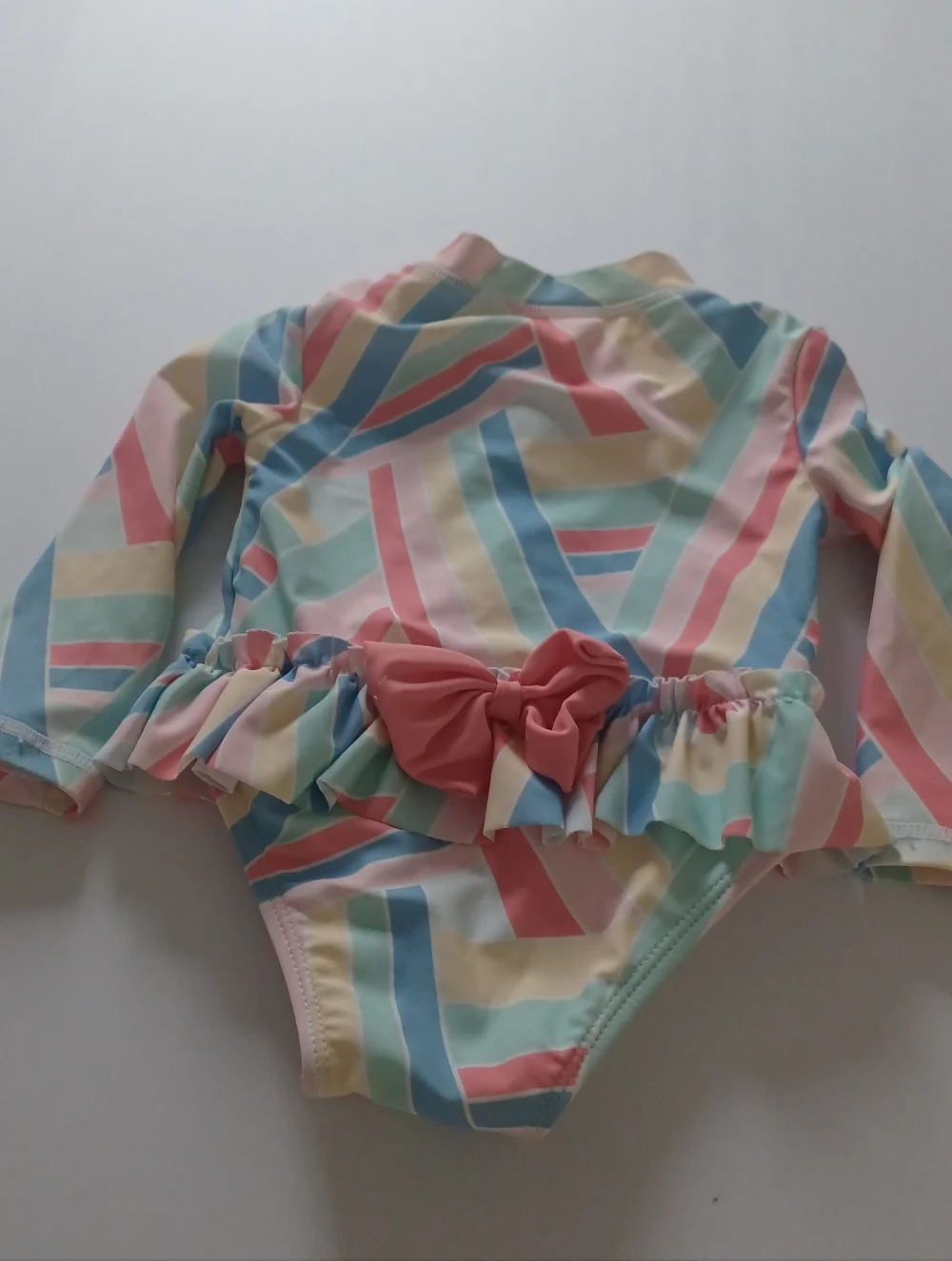 Tommy Bahama Rashguard Sz 12M Pastel Stripes